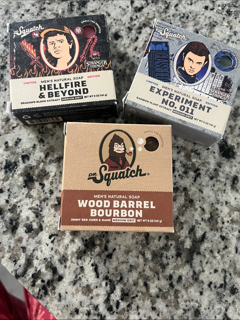 3 Dr. Squatch Men Soap bars